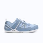 Light blue barefoot sneakers, product photo
